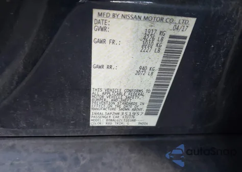 2017 Nissan Altima 2.5 S from USA, damaged, VIN 1N4AL3AP2HN351957